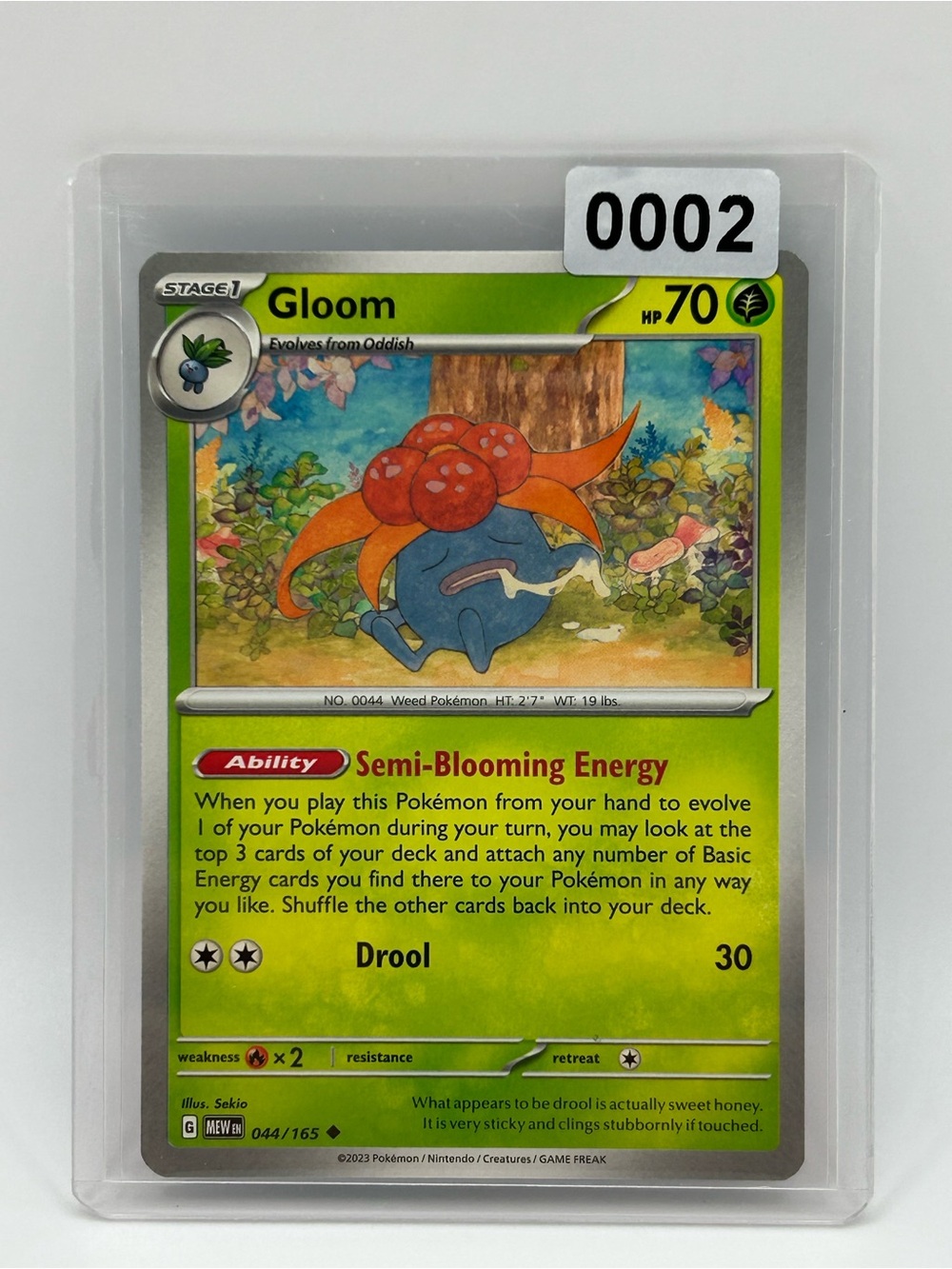 Gloom Pokémon card